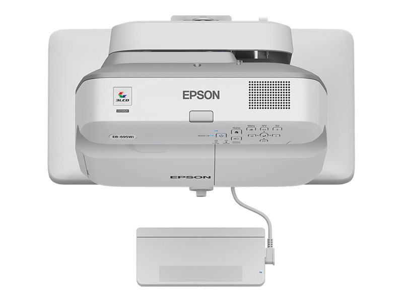 Epson EB-695Wi - 3-LCD-Projektor - LAN - Grau
weiß