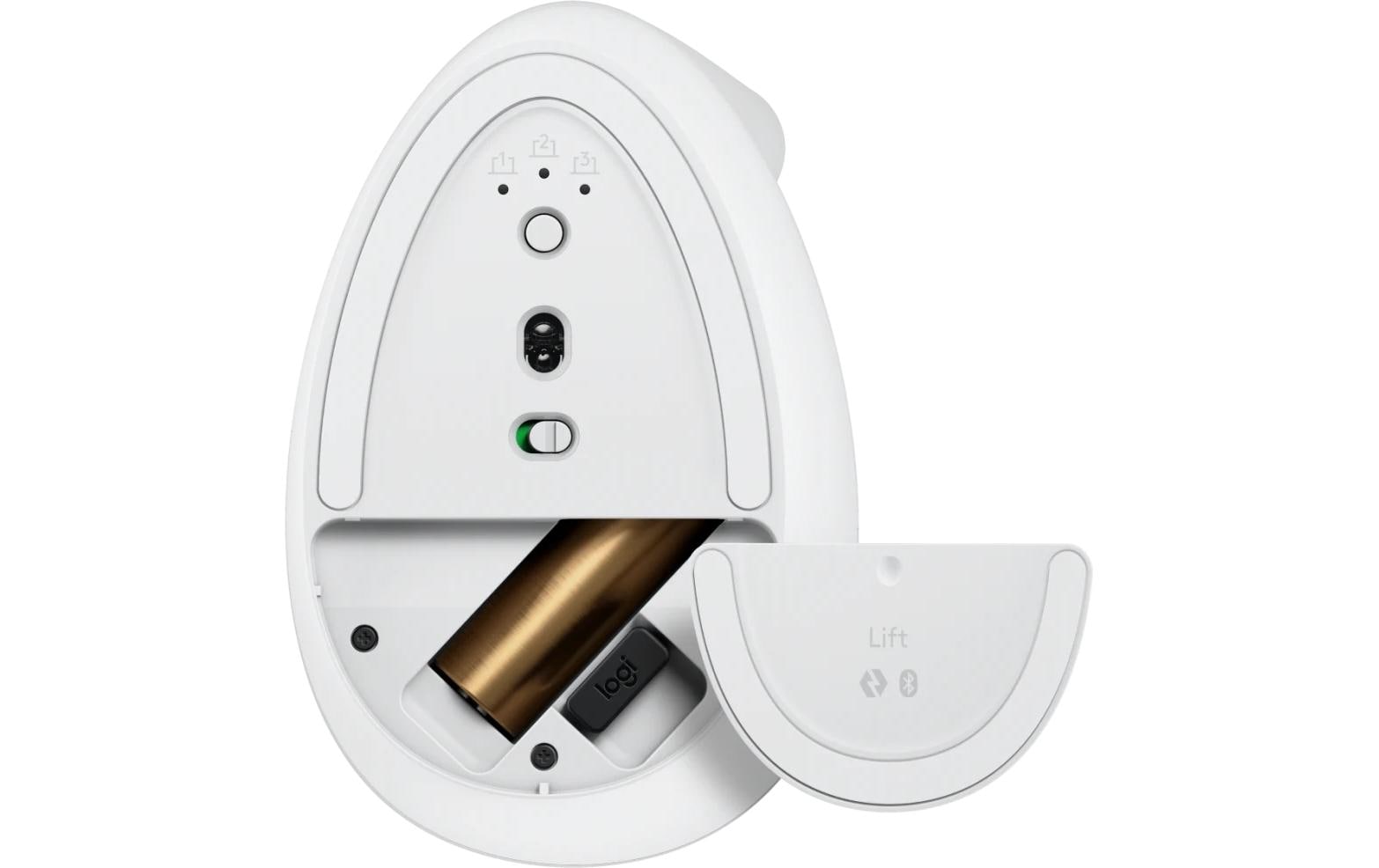 Logitech Ergonomische Maus Lift Off-white