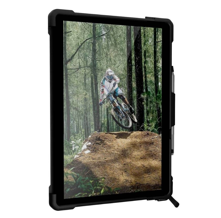 UAG Plasma Series Rugged Case for Surface Pro 9 - Plasma Series w/ Handstrap and Shoulder Strap- Clear - hintere Abdeckung für Tablet