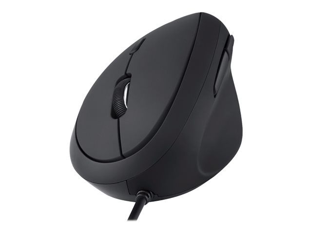 Perixx PERIMICE-519 - vertikale Maus - USB - Schwarz