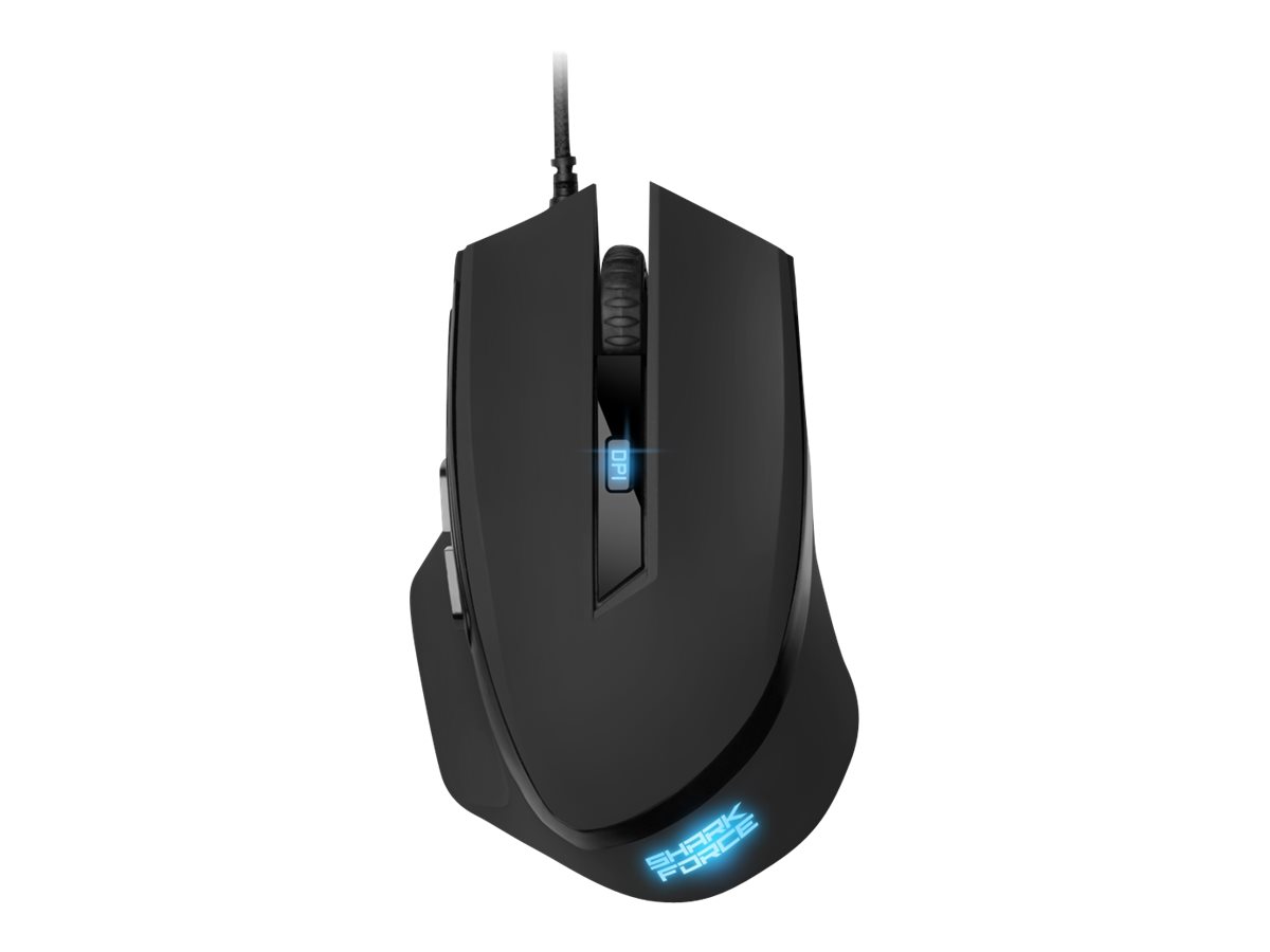 Sharkoon SHARK Force II - Maus - USB - Schwarz