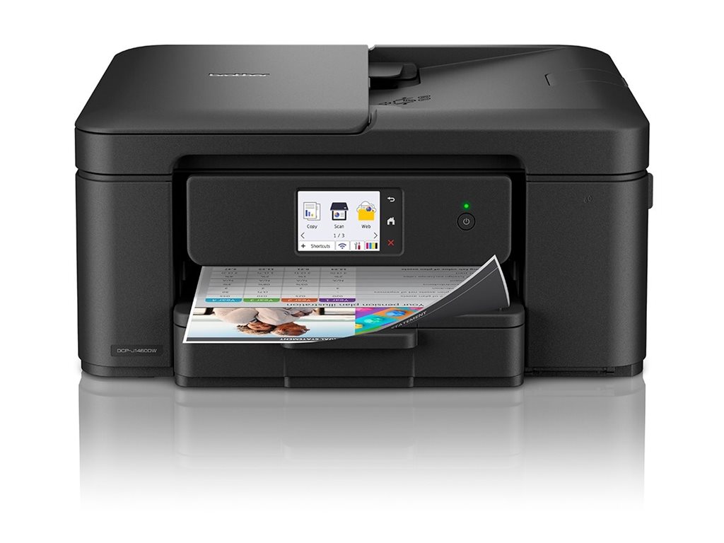 Brother DCP-J1460DW - Multifunktionsdrucker - Farbe - Tintenstrahl - A4/Legal (Medien) - 150 Blatt - USB 2.0, Wi-Fi(n)