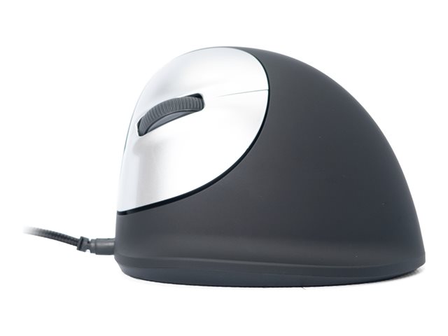 R-Go Ergonomische Maus HE Break - Maus - USB - Schwarz