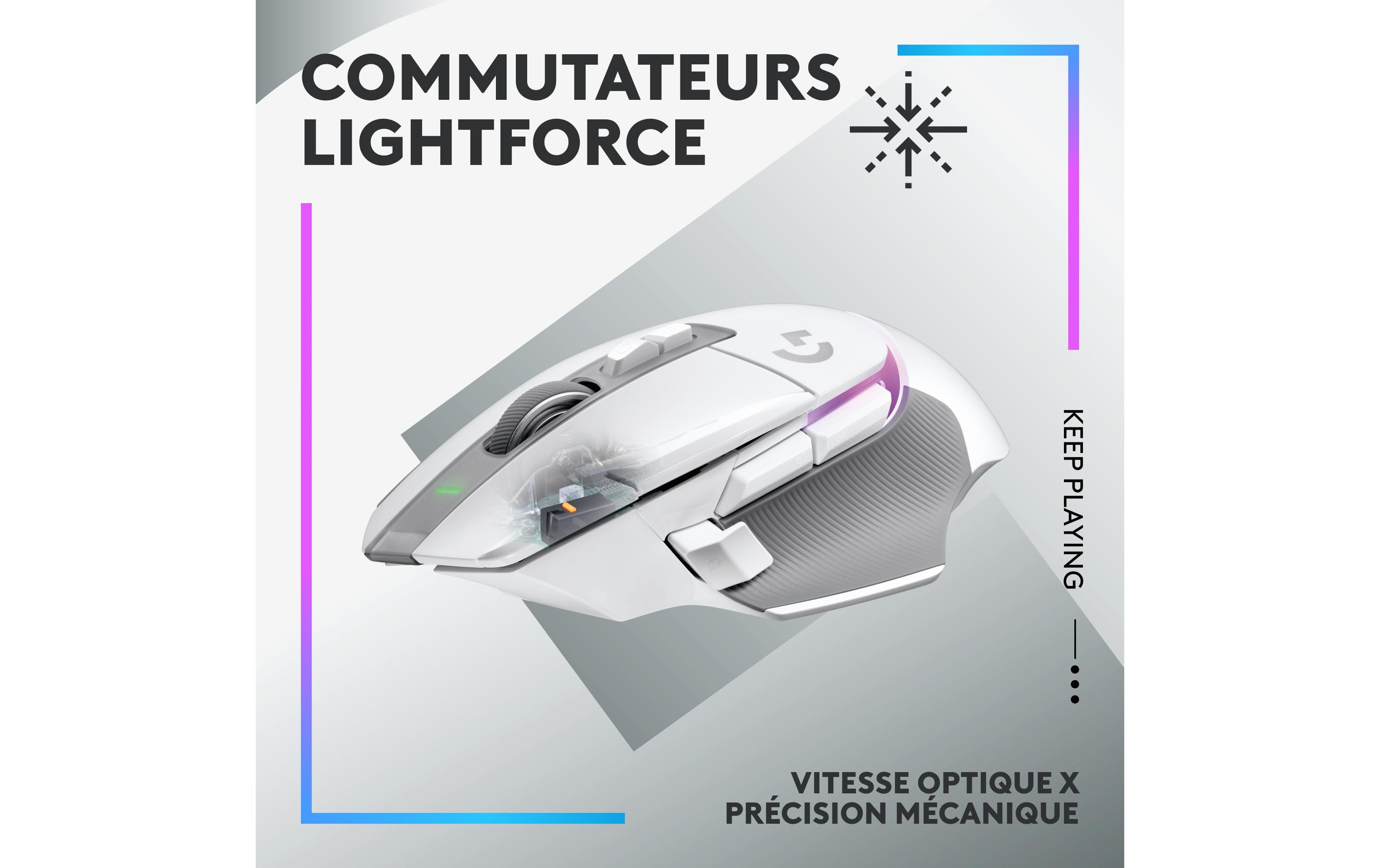 Logitech Gaming-Maus G502 X Plus Weiss