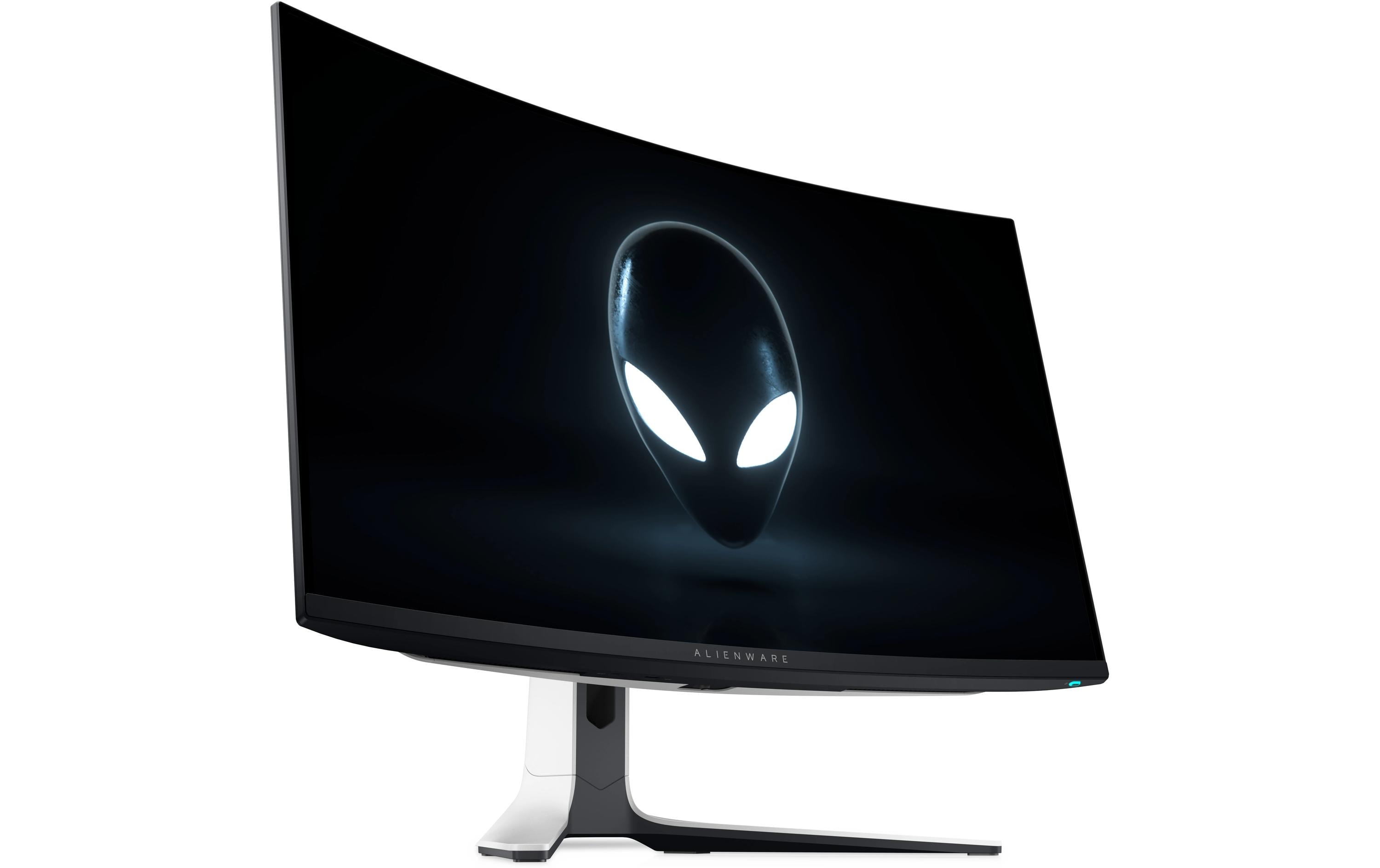 Alienware AW3225QF - OLED-Monitor - Gaming - gebogen - 81.3 cm (32") (31.62" sichtbar) - 3840 x 2160 4K @ 240 Hz - 1000 cd/m² - 1500000:1 - DisplayHDR 400 True Black - 0.03 ms - 2xHDMI, DisplayPort
