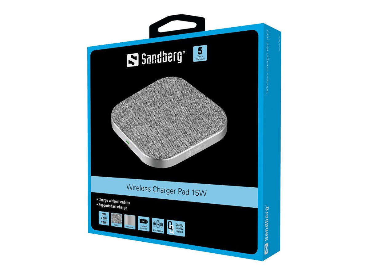 Sandberg induktive Ladematte - 15 Watt