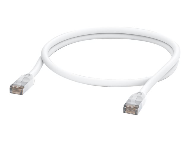 Ubiquiti UniFi - Patch-Kabel - RJ-45 (M) zu RJ-45 (M) - 1 m - 6 mm - STP - CAT 5/5e - geformt, im Freien, robust - weiß