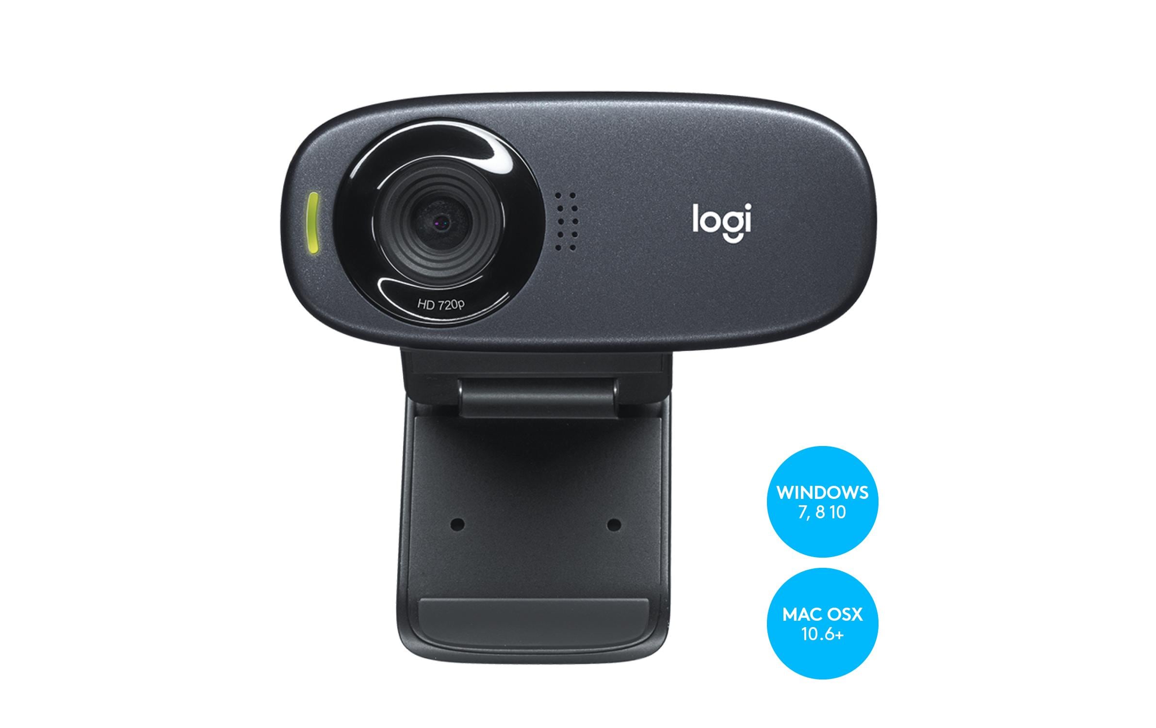 Logitech HD Webcam C310 - Webcam - Schwarz - 1280 x 720 - Audio - USB 2.0