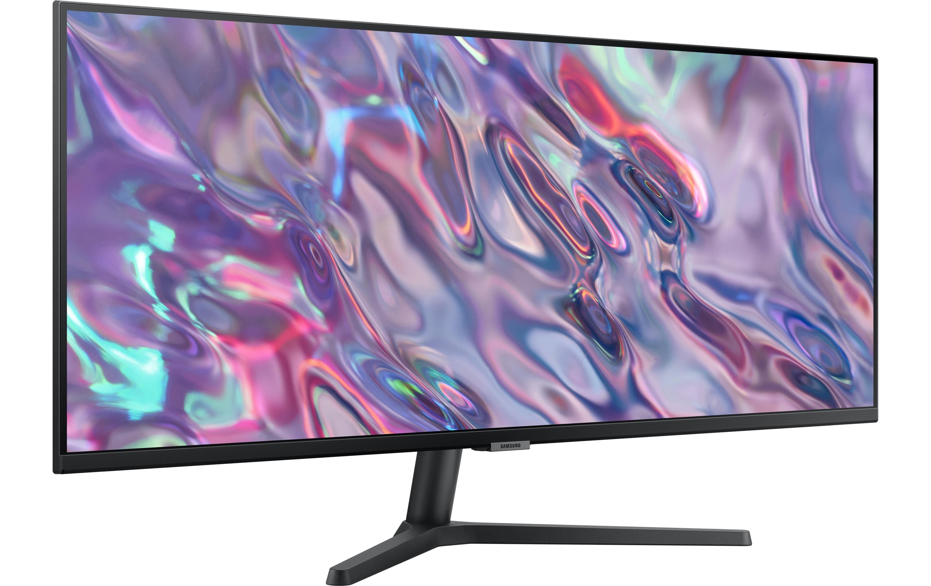 Samsung ViewFinity S5 S34C500GAU - S50GC Series - LED-Monitor - 86.4 cm (34") - 3440 x 1440 UWQHD @ 100 Hz - VA - 300 cd/m² - 3000:1 - HDR10 - 5 ms - 2xHDMI, DisplayPort - Schwarz