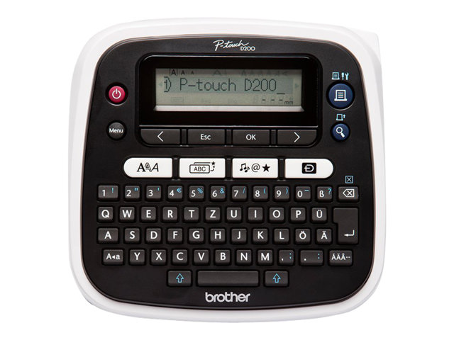 Brother P-Touch PT-D200BW - Beschriftungsgerät - s/w - Thermotransfer