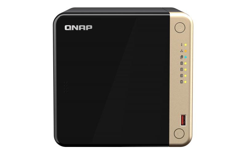QNAP TS-464 - NAS-Server - 4 Schächte - SATA 6Gb/s - RAID RAID 0, 1, 5, 6, 10, JBOD - RAM 8 GB - 2.5 Gigabit Ethernet - iSCSI Support