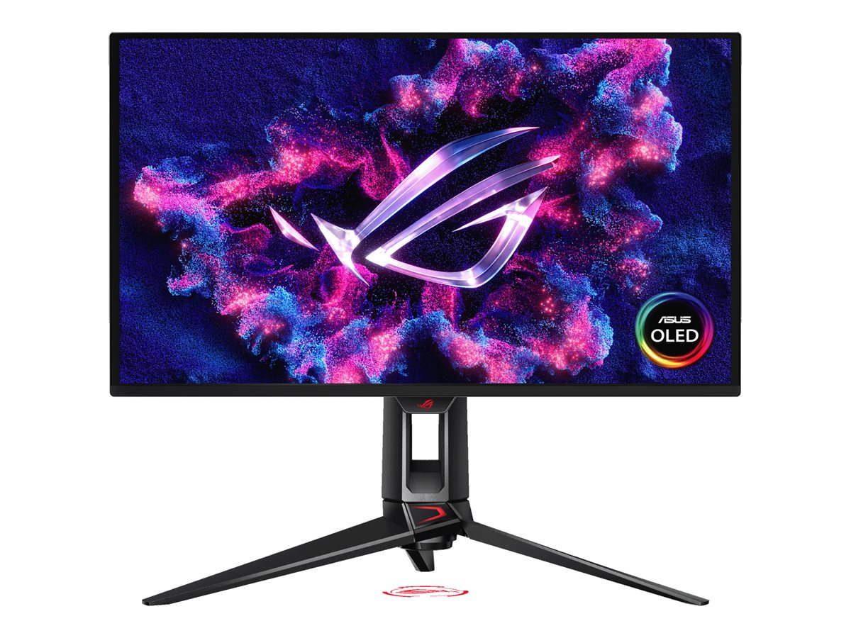 ASUS ROG Swift OLED PG27UCDM - OLED-Monitor - Gaming - 68.6 cm (27") (26.5" sichtbar) - 3840 x 2160 4K @ 240 Hz - 1000 cd/m² - 1500000:1 - DisplayHDR 400 True Black - 0.03 ms - 2xHDMI, DisplayPort, USB-C - Schwarz