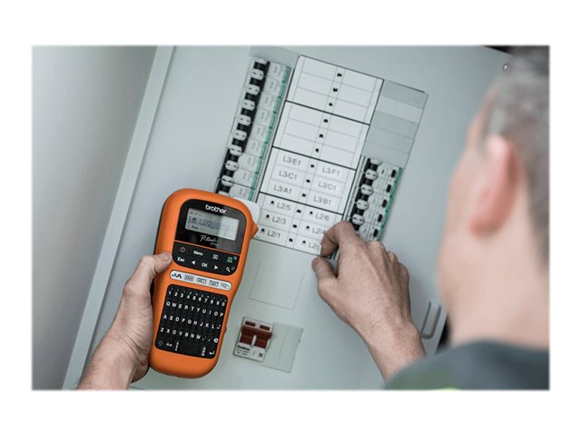 Brother P-Touch PT-E110VP - Beschriftungsgerät - s/w - Thermotransfer