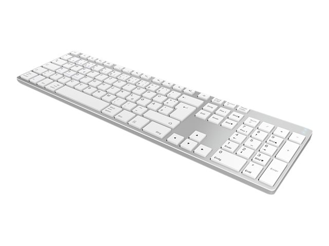 RaidSonic KeySonic KSK-8022BT - Tastatur - QWERTZ - Deutsch - Silber Eingabegerät