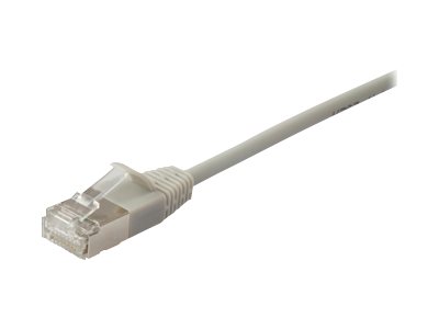 equip Slim - Patch-Kabel - RJ-45 (M) zu RJ-45 (M) - 20 m - S/FTP - CAT 6a - geformt, ohne Haken - beige