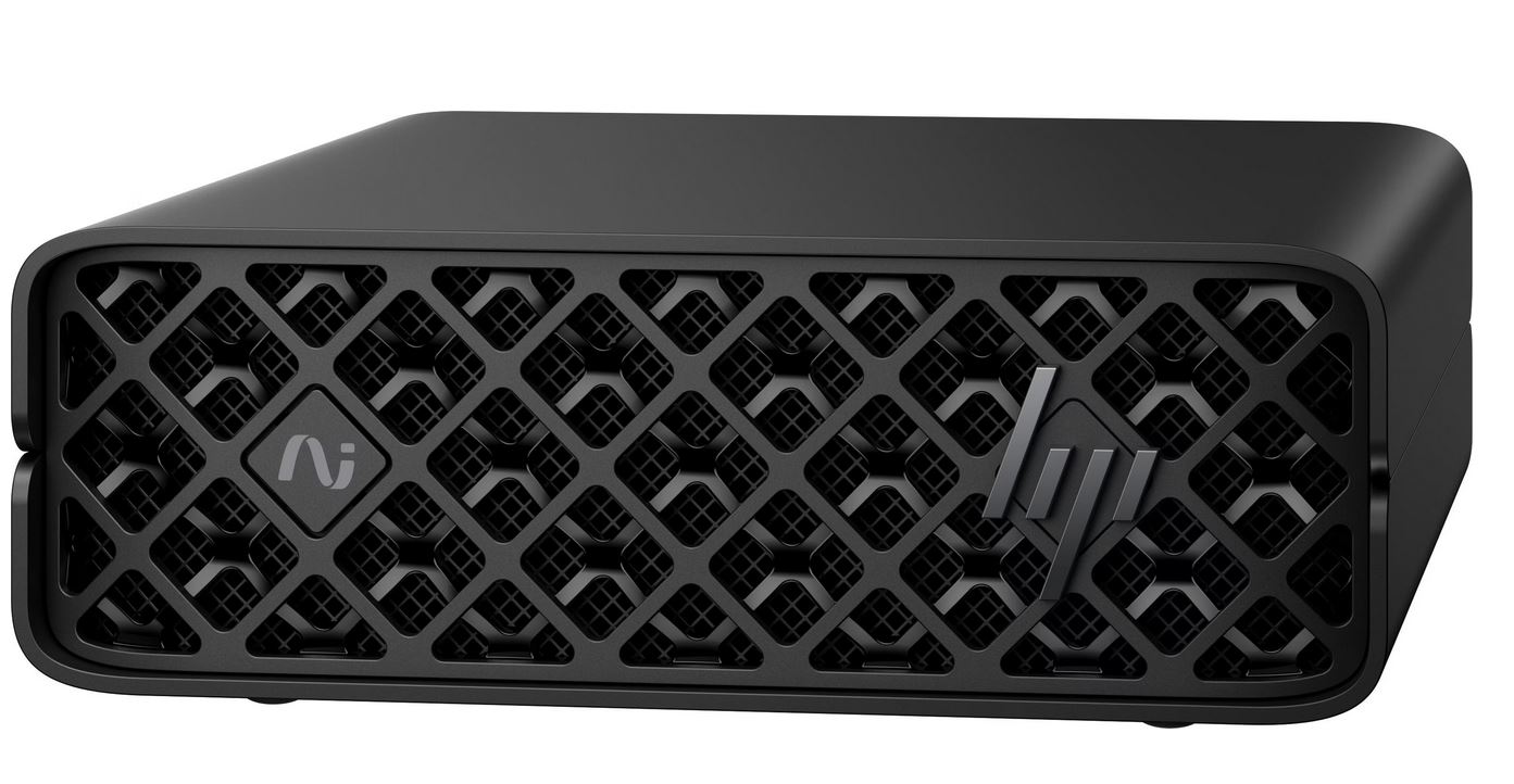 HP Inc. HP ZGX Nano G1n AI Station - Mini - 1 x GB10 Grace Blackwell Superchip Cortex-A725 + Cortex-X925 - RAM 128 GB - SSD 1 TB - NVMe, TLC, SED - NVIDIA Blackwell - 1GbE, 2.5GbE, 5GbE, 10GbE, 200GbE
