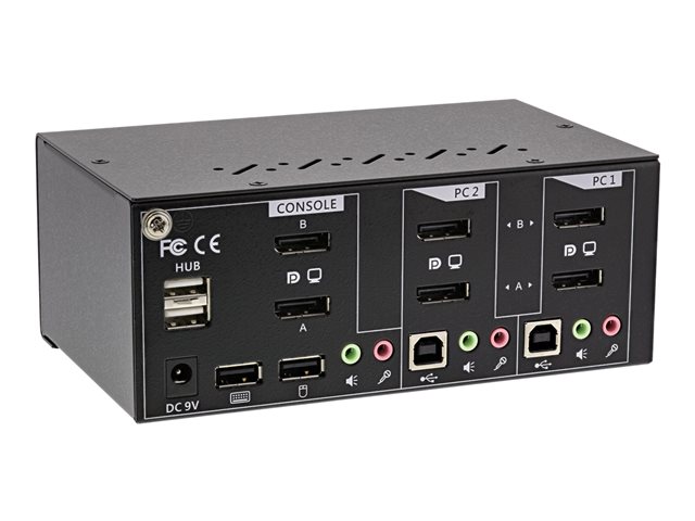 InLine 63642I - KVM-/Audio-/USB-Switch - 2 x KVM/Audio/USB - 1 lokaler Benutzer - Desktop