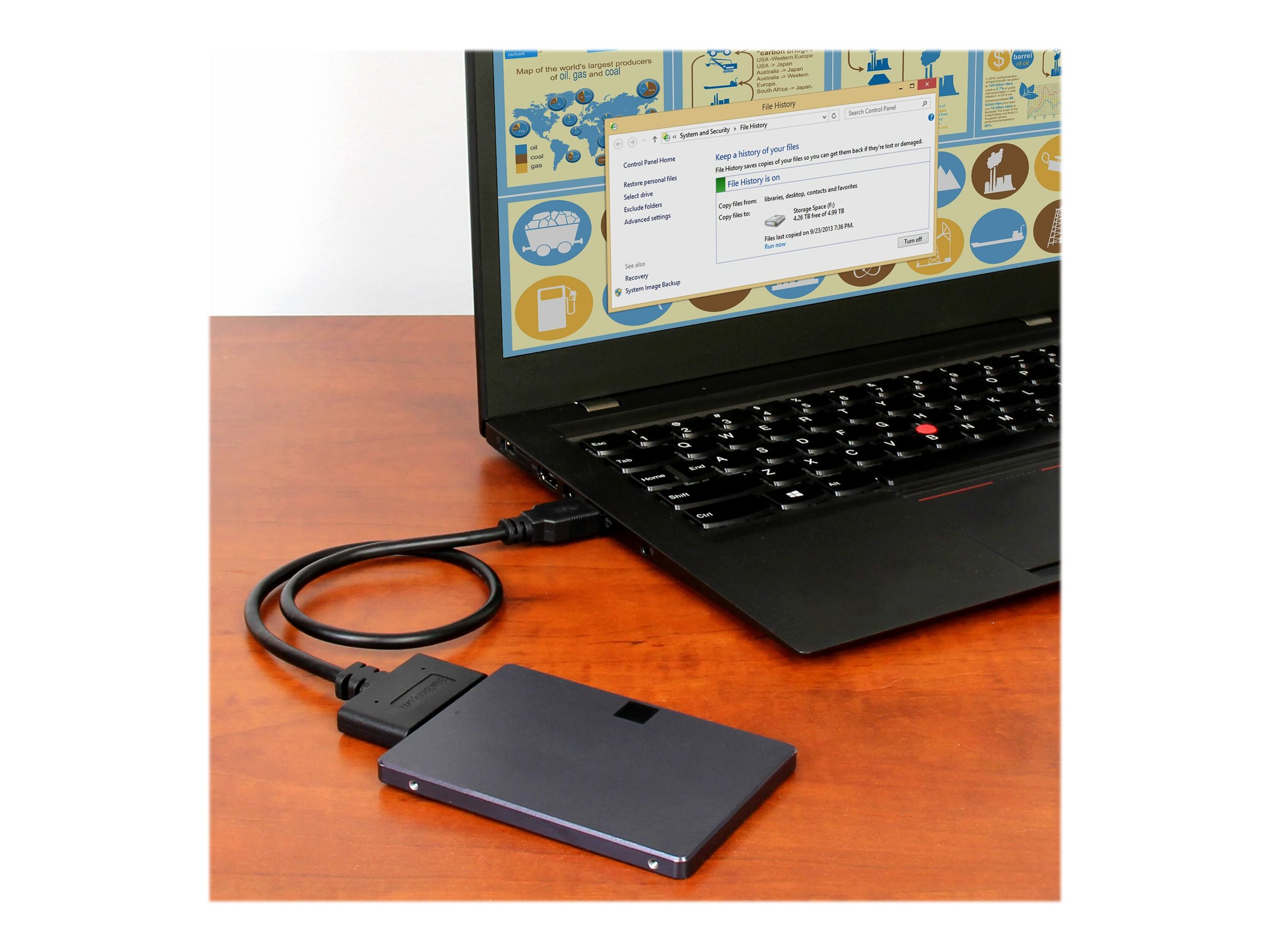 StarTech.com USB 3.1 auf 2
5 (6
4cm) SATA III Adapter Kabel mit UASP - USB 3.1 zu SATA SSD/HDD Konverter / Adapterkabel - Speicher-Controller - SATA 6Gb/s - USB 3.1 (Gen 2)