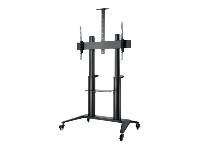HAGOR BrackIT Stand HD XXL Wagen - für Flachbildschirm / AV-System / Kamera - Schwarz
