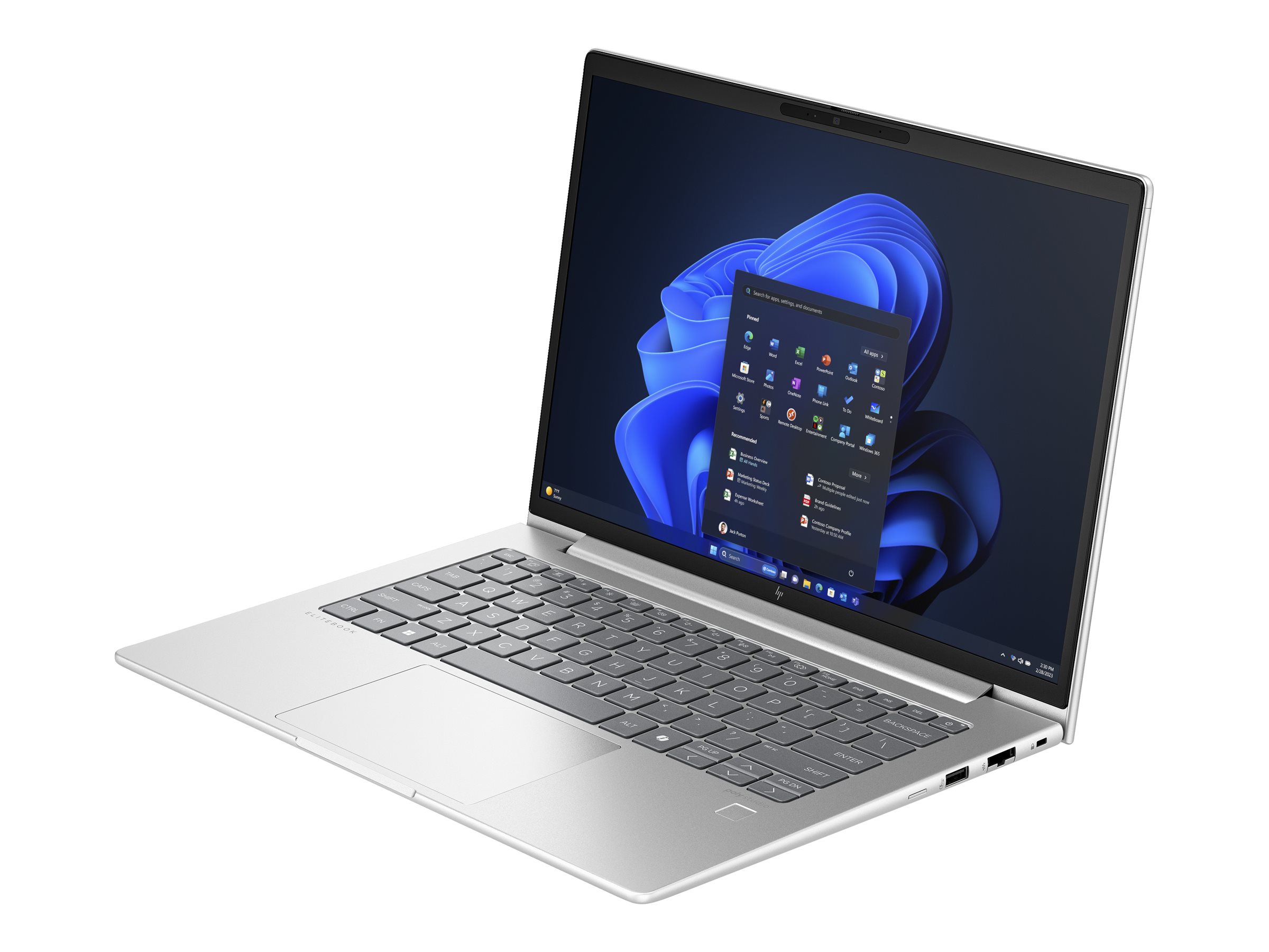 HP EliteBook 645 G11 Notebook - 35.6 cm (14") - Ryzen 5 7535U - 16 GB RAM - 512 GB SSD - 4G LTE-A Pro - Deutsch - mit HP Wolf Pro Security Edition (1 Jahr)