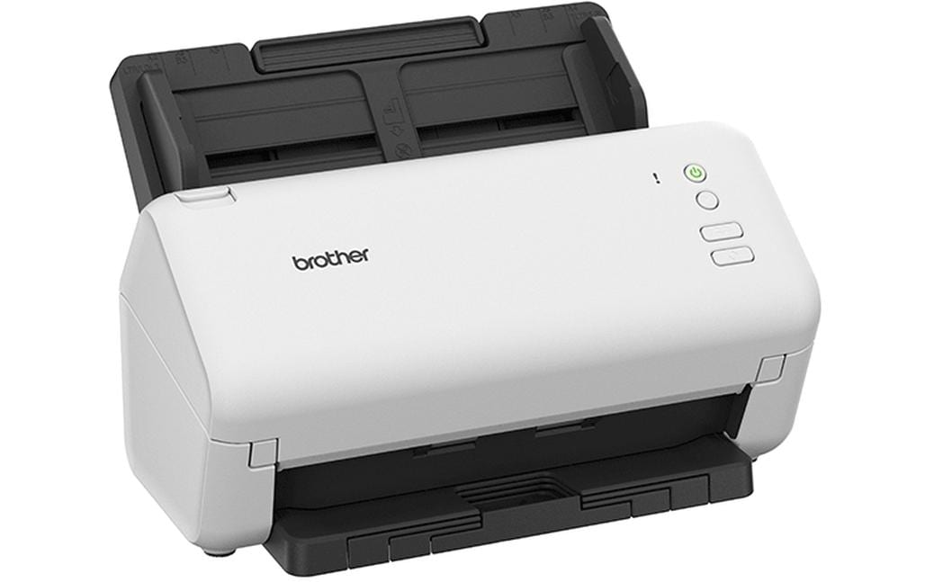 Brother ADS-4100 - Dokumentenscanner - Dual CIS - Duplex - A4 - 600 dpi x 600 dpi - bis zu 35 Seiten/Min. (einfarbig) / bis zu 35 Seiten/Min. (Farbe) - automatischer Dokumenteneinzug (60 Blätter) - bis zu 5250 Scanvorgänge/Tag - USB 3.0, USB 2.0 (Host)