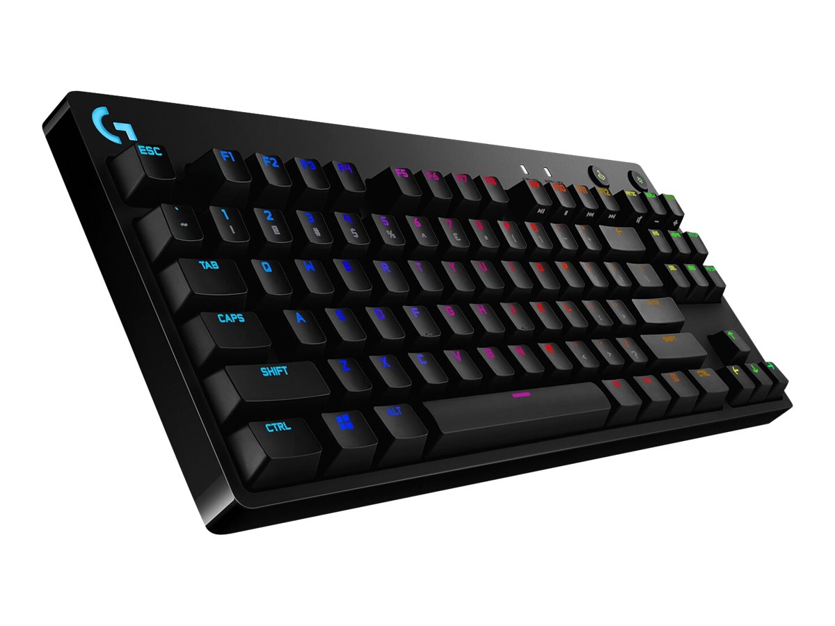 Logitech G Pro Mechanical Gaming Keyboard - Tastatur - AZERTY - Französisch - Schwarz Eingabegerät