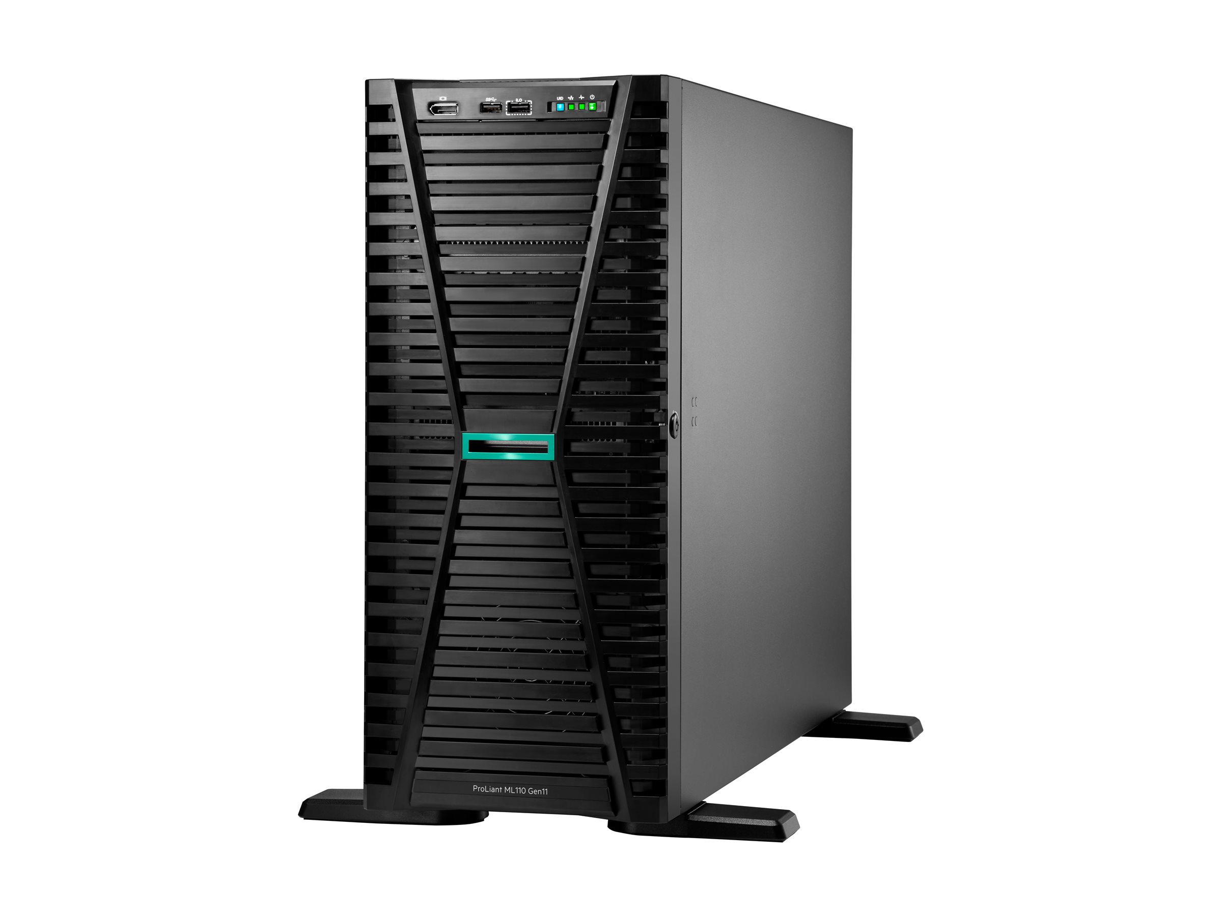 HPE ProLiant ML110 Gen11 - Tower - Xeon Silver 4510 2.4 GHz - 64 GB - SSD 2 x 480 GB