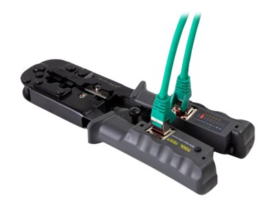 Delock Crimpwerkzeug - mit integriertem Kabeltester