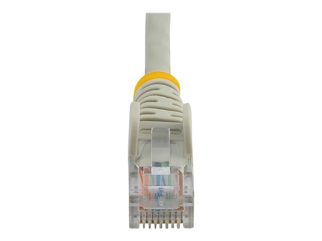 StarTech.com 3m Cat5e RJ45 UTP Netzwerkkabel Snagless - Cat 5e Patchkabel - Grau - Stecker / Stecker - Patch-Kabel - RJ-45 (M) zu RJ-45 (M) - 3 m - UTP - CAT 5e - geformt, ohne Haken - Grau