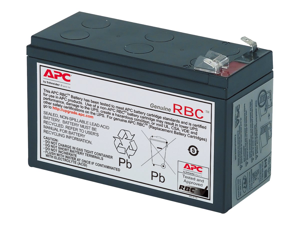 APC Replacement Battery Cartridge #17 - USV-Akku - 1 x Batterie - Bleisäure - Schwarz - für P/N: BE850G2, BE850G2-CP, BE850G2-FR, BE850G2-IT, BE850G2-SP, BVN900M1, BVN950M2