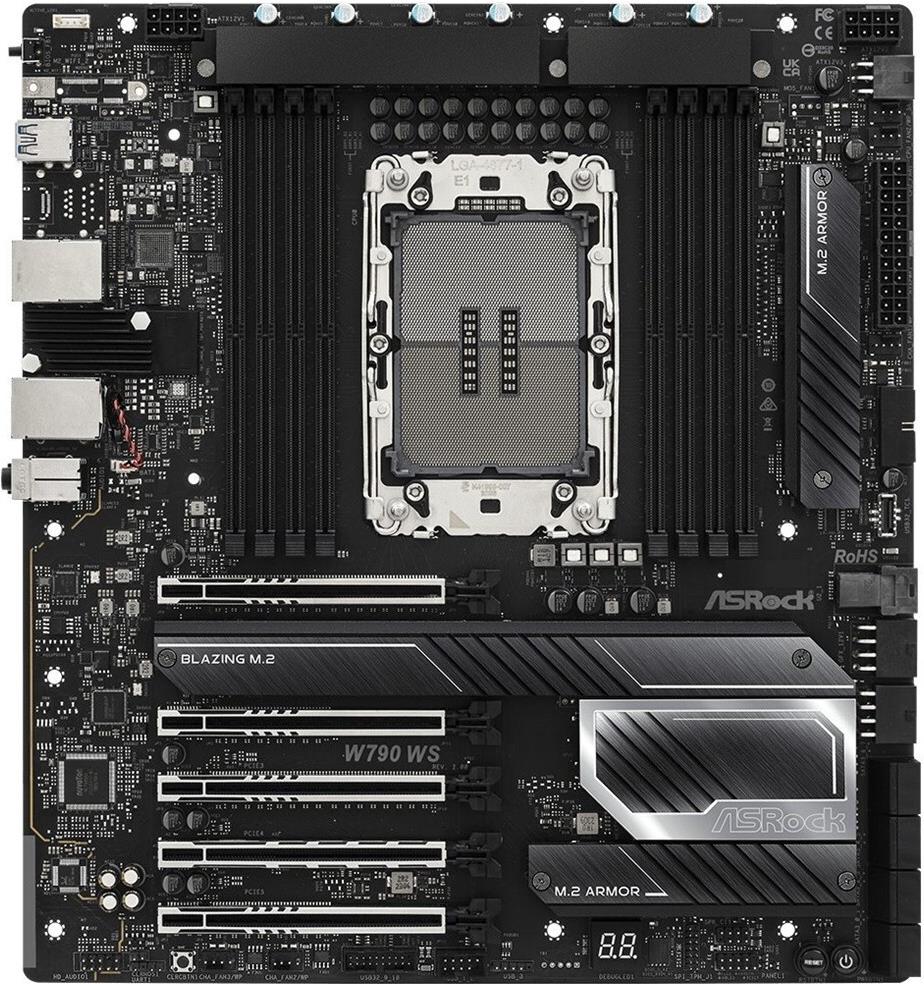 ASRock W790 WS R2.0 E-ATX Server Mainboard mit Intel Sockel 4677