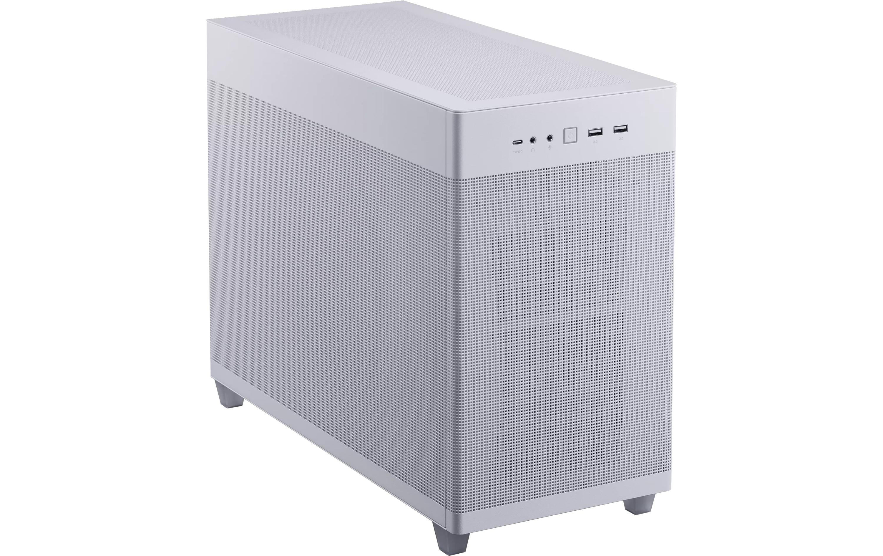 ASUS PC-Gehäuse AP201 MicroATX TG Weiss