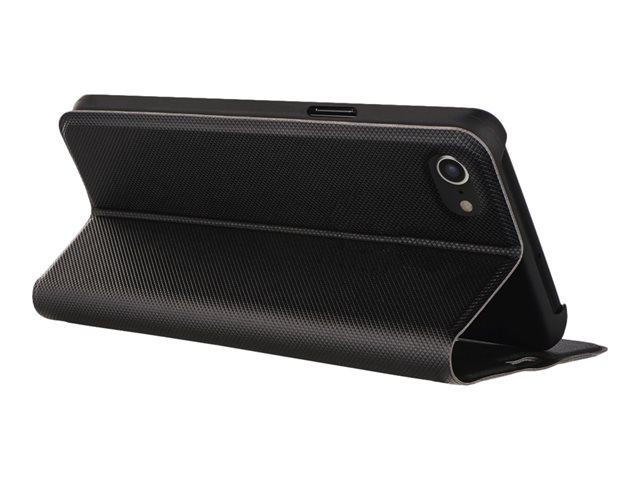 Hama Essential Line "Slim Pro" Booklet - Flip-Hülle für Mobiltelefon - Polyurethan - Schwarz - für Apple iPhone 6, 6s, 7, 8
