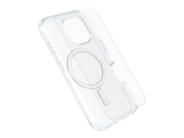 OtterBox Symmetry Series - Hintere Abdeckung für Mobiltelefon - kompatibel mit MagSafe - klar - mit Premium Glas-Displayschutz - für Apple iPhone 16 Pro Max