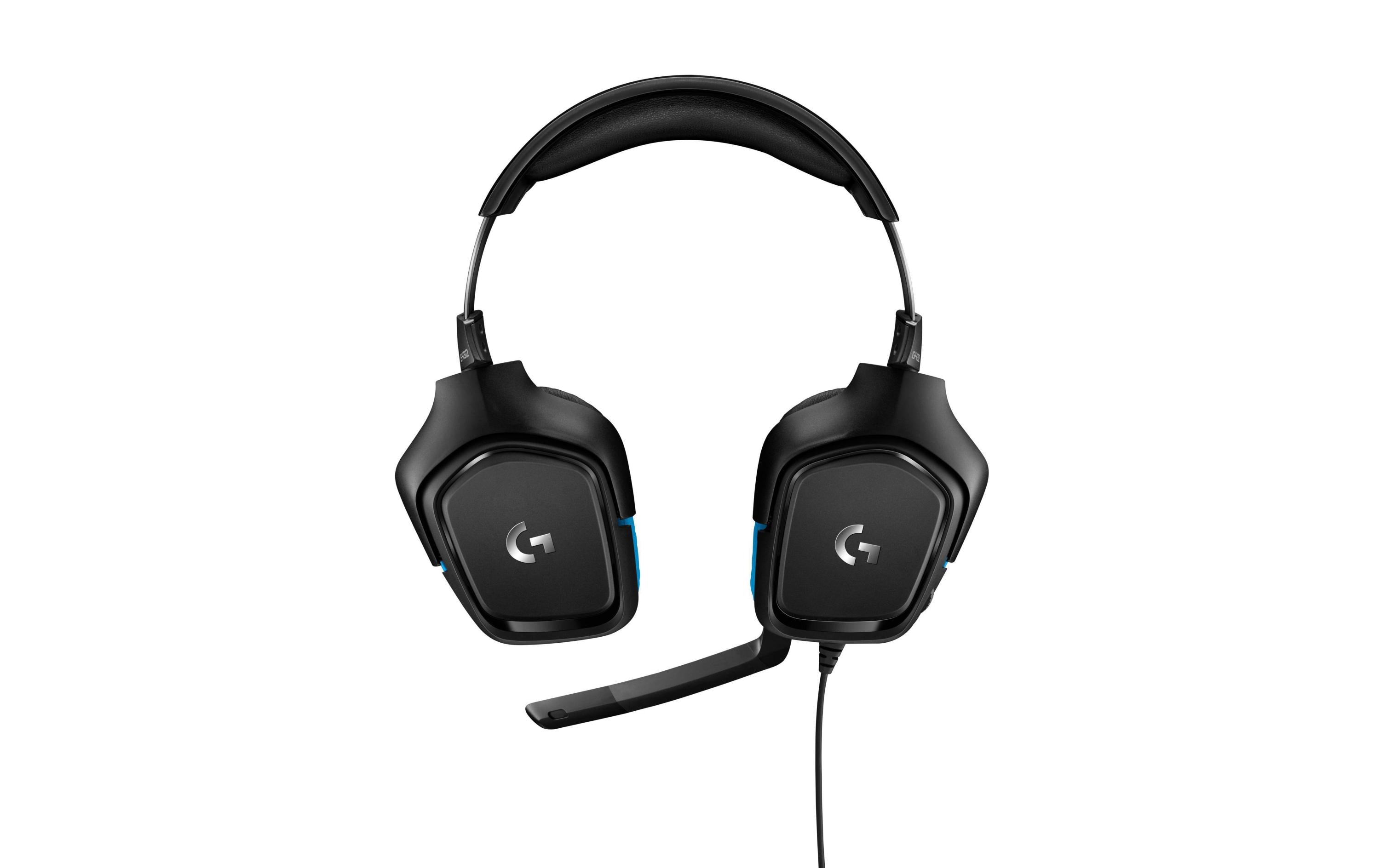 Logitech Gaming Headset G432 - Headset - 7.1-Kanal - ohrumschließend - kabelgebunden - USB, 3,5 mm Stecker - Schwarz