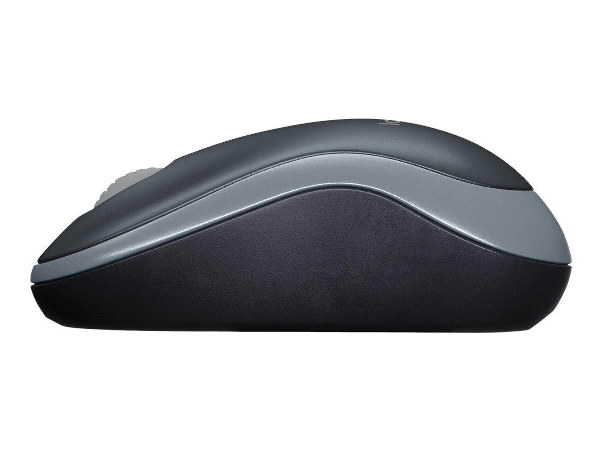 Logitech M185 - Maus - 2.4 GHz - Grau