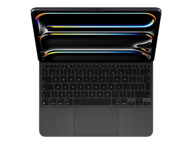 Apple Magic Keyboard - Tastatur und Foliohülle - mit Trackpad - QWERTY - International Englisch - Schwarz Eingabegerät