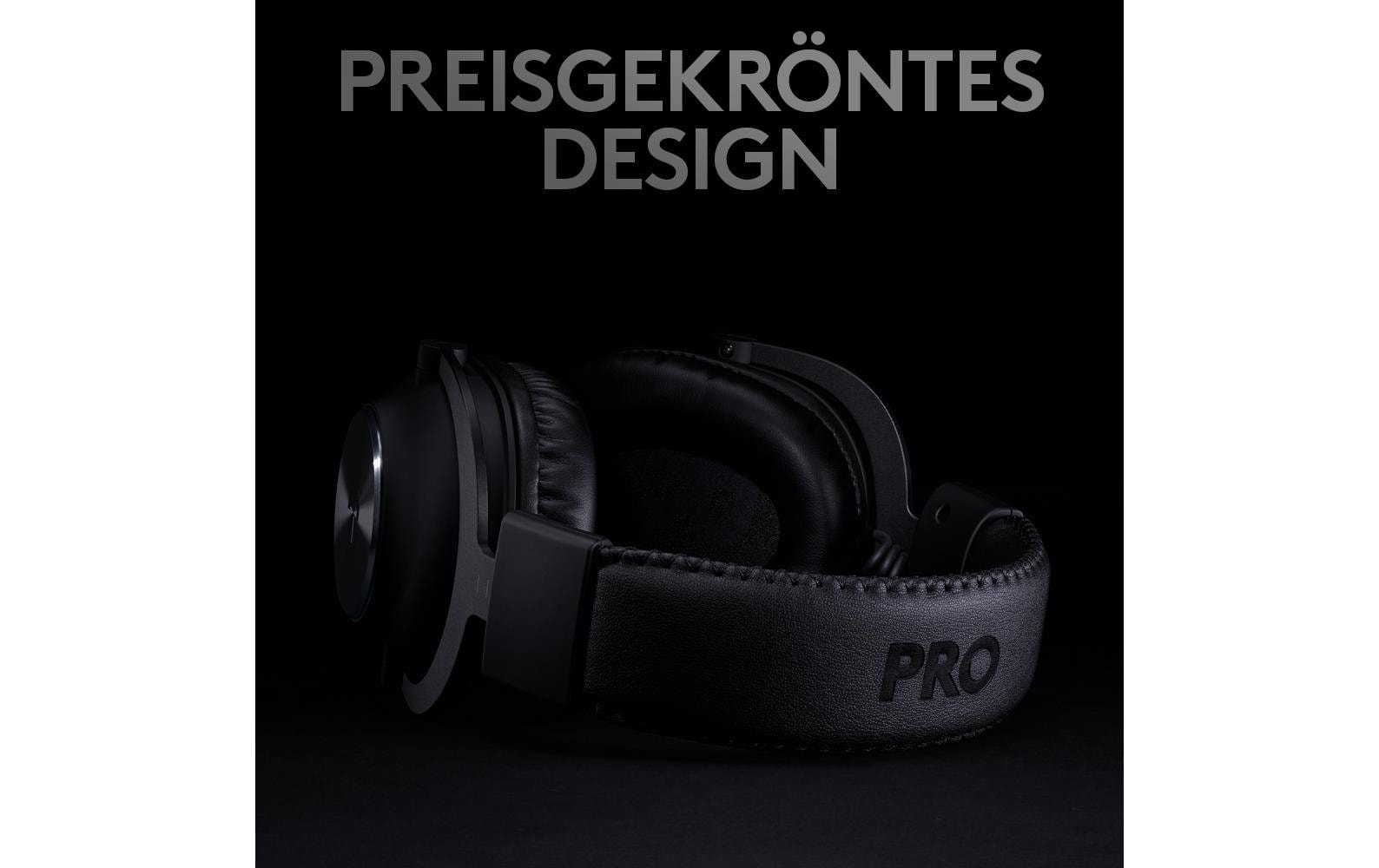 Logitech G Pro X - Headset - ohrumschließend - LIGHTSPEED - kabellos - Geräuschisolierung