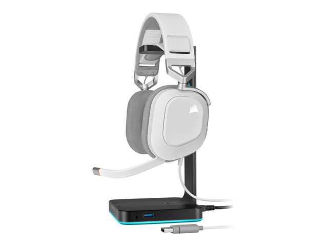CORSAIR Gaming HS80 RGB - Headset - ohrumschließend - kabelgebunden - USB - weiß