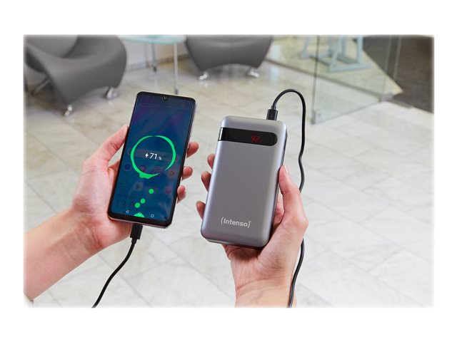 Intenso PD20000 Powerbank - Li-Pol - USB
24 pin USB-C