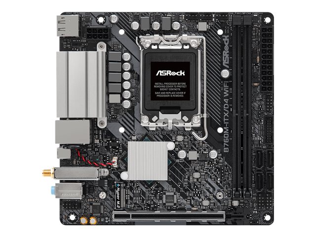 ASRock B760M-ITX/D4 WiFi - Motherboard - Mini-ITX - LGA1700-Sockel - B760