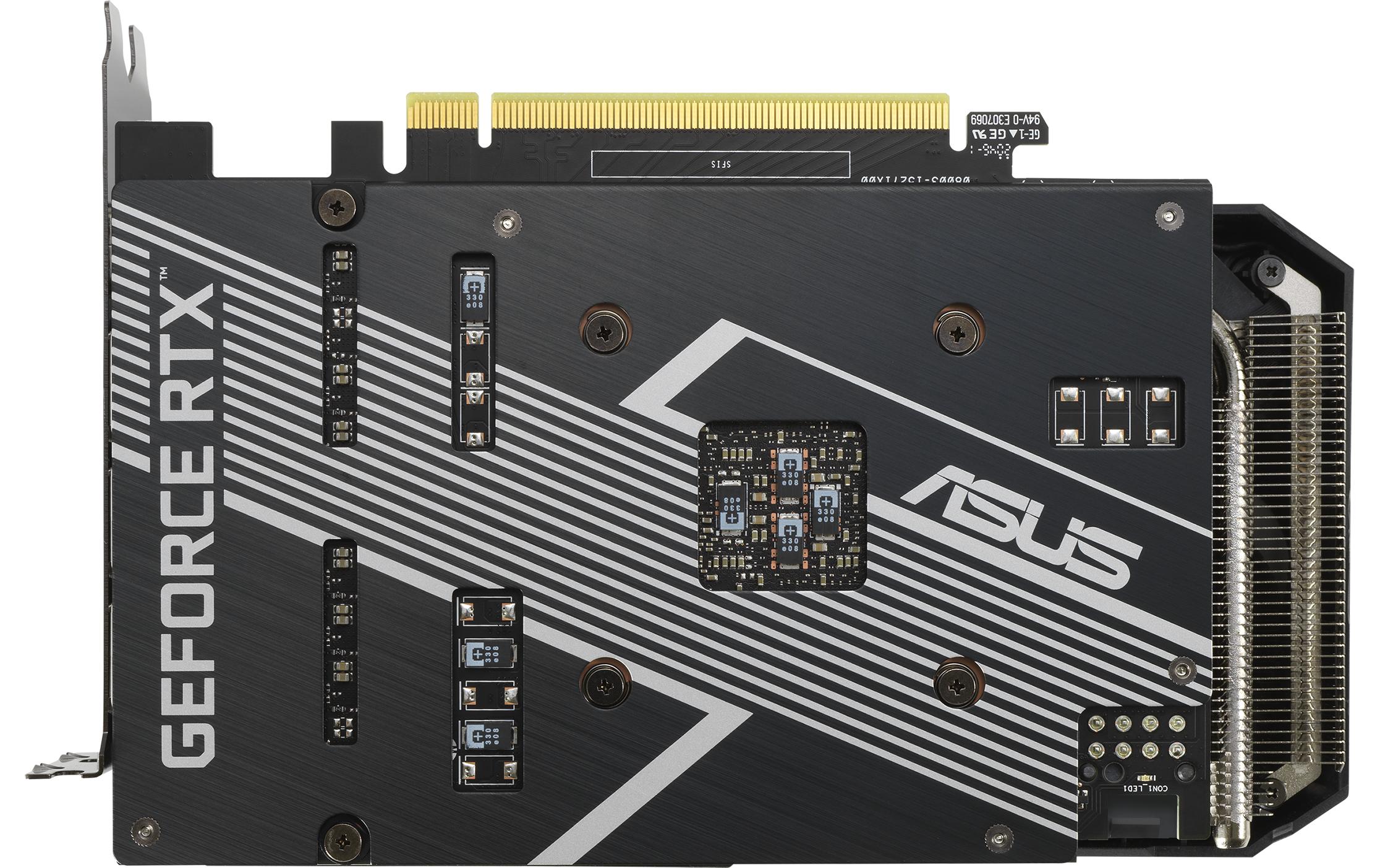 ASUS Dual GeForce RTX 3060 V2 OC LHR Grafikkarte - 3x DisplayPort, 1x HDMI