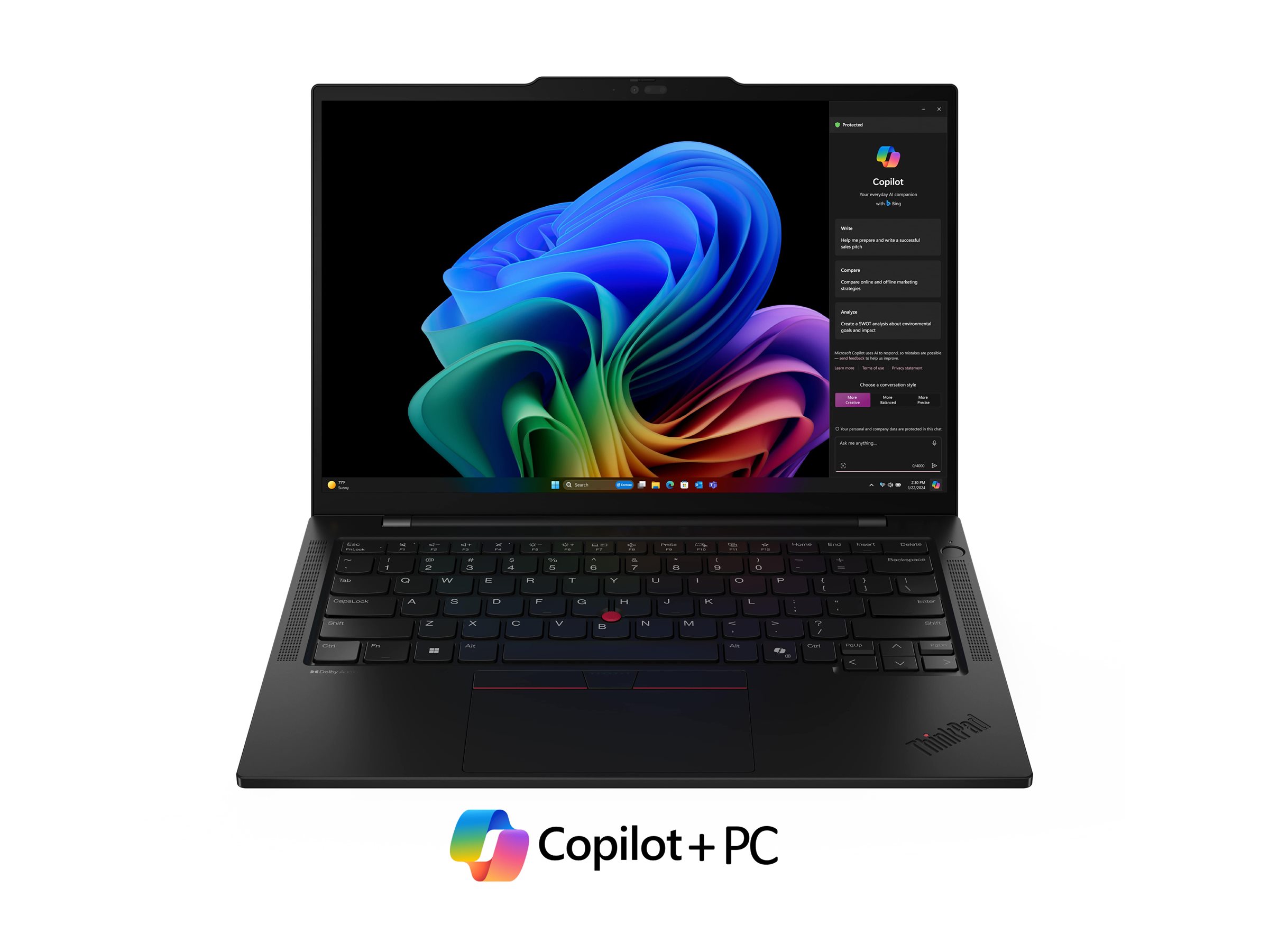 Lenovo ThinkPad T14s G6 (Qualcomm), Black, Snapdragon X Plus X1P-42-100, 16GB RAM, 512GB SSD, DE
