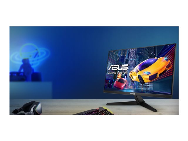 ASUS VY249HF - LED-Monitor - Gaming - 61 cm (24") (23.8" sichtbar) - 1920 x 1080 Full HD (1080p) @ 100 Hz - IPS - 250 cd/m² - 1300:1 - 1 ms - HDMI - Schwarz