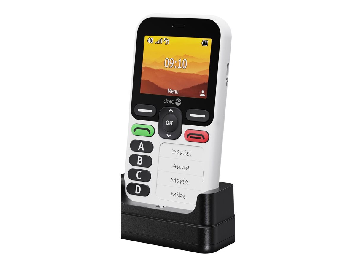 DORO Leva X10 - Schwarz / Weiß - 4G Feature Phone - 128 MB - GSM
