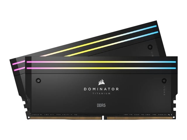 CORSAIR Dominator Titanium RGB - DDR5 - Kit - 32 GB: 2 x 16 GB - DIMM 288-PIN - 7200 MHz / PC5-57600 - ungepuffert