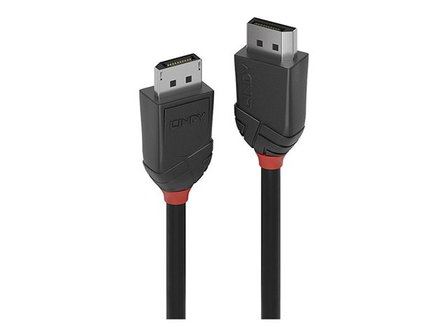 Lindy Black Line - DisplayPort-Kabel - DisplayPort (M) zu DisplayPort (M) - DisplayPort 1.2 - 3 m - Schwarz