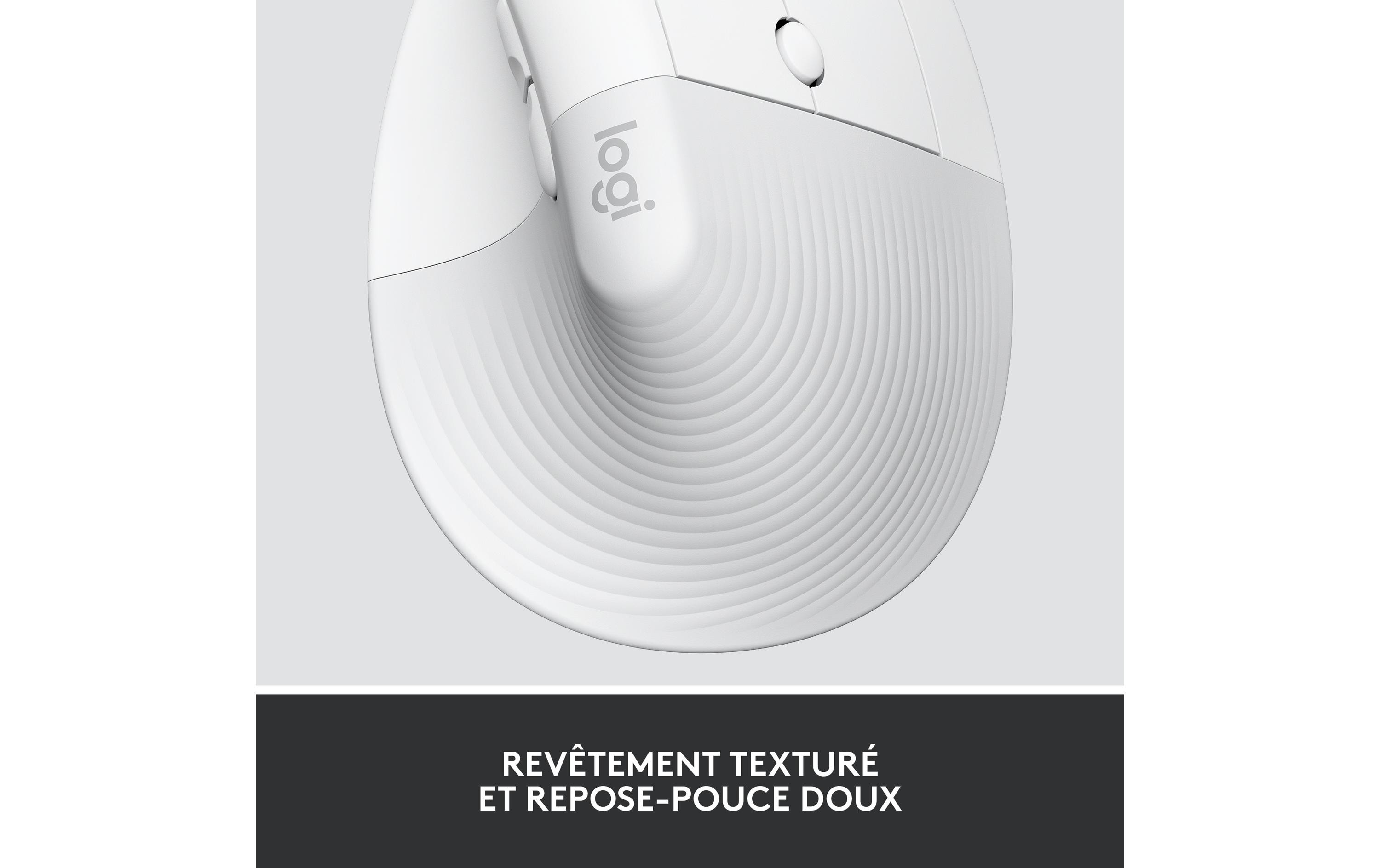 Logitech Ergonomische Maus Lift for Business Off-white