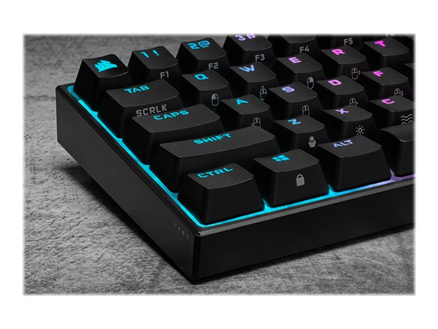 CORSAIR Gaming K65 RGB MINI 60% - Tastatur - Deutsch Eingabegerät
