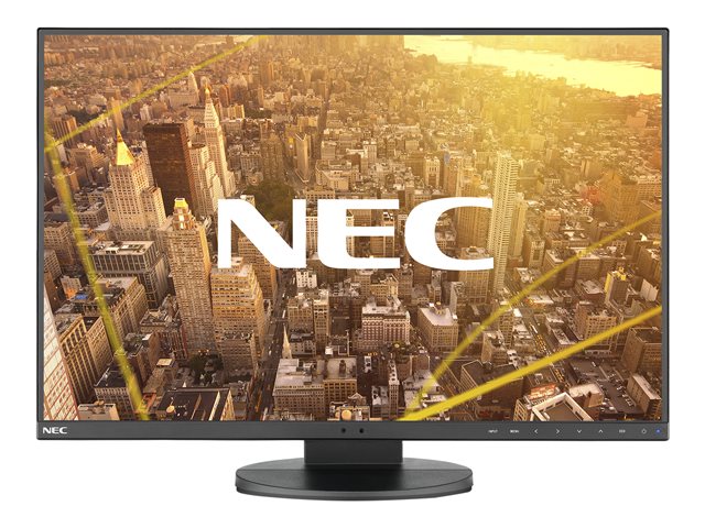 NEC MultiSync EA241WU-BK - LED-Monitor - 61 cm (24") - 1920 x 1200 @ 60 Hz - IPS - 300 cd/m² - 1000:1 - 5 ms - HDMI, DVI-D, VGA, DisplayPort - Lautsprecher - Schwarz